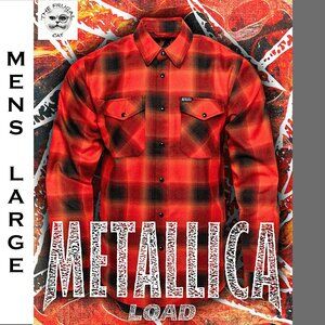 DIXXON FLANNEL x METALLICA LOAD Flannel Shirt Collab - Men's Large